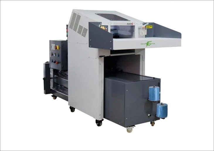 Déchiqueteuse industrielle de papier avec la presse hydraulique